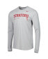 Men's Gray Stanford Cardinal Team Practice Performance Long Sleeve T-shirt