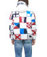 Men's Flag Print Pullover Windbreaker Jacket