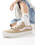 Vans SK8 Low sneakers in light brown and white