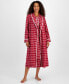 Women's Long-Sleeve Plaid Flannel Robe, Created for Macy's