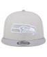 Men's Stone/Gray Seattle Seahawks Two-Tone Color Pack 9FIFTY Snapback Hat