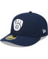 Men's Navy Milwaukee Brewers Oceanside Low Profile 59FIFTY Fitted Hat