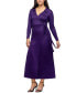 Women's Comfortable Collared Wrap Maxi Dress