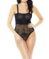 Комплект женского нижнего белья Hauty Womens Double Trouble Reversible Lace Up Lingerie Teddy