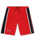 Men's Red Chicago Bulls Big and Tall Referee Iconic Mesh Shorts