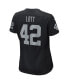 Women's Ronnie Lott Black Las Vegas Raiders Game Retired Player Jersey