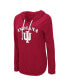 Women's Crimson Indiana Hoosiers My Lover Lightweight Hooded Long Sleeve T-shirt