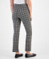 Women's Printed High-Rise Straight-Leg Ponte Pants, Created for Macy's