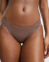 Dorina Kibera high leg bikini bottom in brown