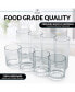 Acrylic Glasses Drinkware - 8 Piece Unbreakable Plastic Tumblers