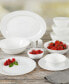 Ultra 36 Piece Tempered Opal Glass Combo Dinnerware Set