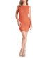 Women's Sleeveless Pointelle Knit Bodycon Dress