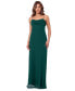 Women's Draped Chiffon Gown