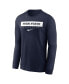 Men's Navy Penn State Nittany Lions 2024 Sideline Legend Performance Long Sleeve T-Shirt