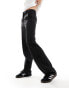 JJXX slim black straight leg trouser in black