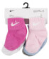 Baby and Toddler Boys or Girls Swoosh Ankle Socks, Pack of 6