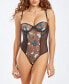 Women's 1 Piece Embroidered Lingerie Bodysuit