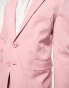 Labelrail x Stan & Tom single breasted fitted suit jacket co-ord in salmon pink