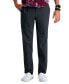 J.M. Men's 4 Way Stretch Slim Fit Flat Front Dress Pant