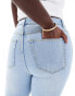 DTT Plus Veron relaxed fit mom jeans in light blue wash