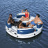 Bestway Hydro-Force 4-person bathing island Lazy Dayz 43536 (white/blue, 256 cm)