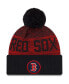 Men's Navy Boston Red Sox Authentic Collection Sport Cuffed Knit Hat with Pom