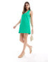 Nobody's Child Piper pinny mini dress in green