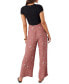 Juniors' Rylan Venus Ditsy Wide-Leg Pants