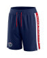 Men's Navy Washington Wizards Referee Iconic Mesh Shorts