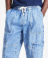 Men's Soft Utility Ocean Blue Cargo Jeans, Created for Macy's