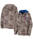 Women's Leopard Philadelphia 76ers Gabriella Windbreaker Half-Zip Hoodie