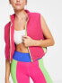 Daisy Street Active Neon gilet in pink