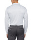 Men's Mini Jacquard Long Sleeve Golf Polo Shirt