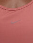 Nike Training – One – Klassisches Tanktop in Rosa mit Riemchenträgern