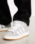 adidas Originals Campus 00's gum sole trainers in grey