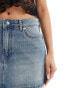 New Look micro denim skirt