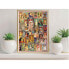 EDUCA BORRAS 1000 Pieces Collage Art Nouveau Wooden Puzzle