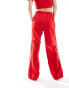 adidas Originals firebird track pants in red