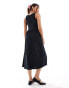 Brave Soul midi dress in black