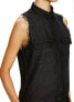 Etienne Marcel 155770 Women's Frayed Sleeveless Romper Black Sz. Large