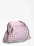 Guess Tasche Clutch sicilia geflochten Lilac WG849017