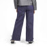 Puma Pronounce X High Waist Woven Pants Womens Purple Casual Athletic Bottoms 53