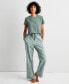 Women's Printed Poplin Pajama Pants XS-3X, Created for Macy's