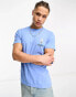 RIPNDIP astro t-shirt in blue with chest and back print