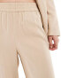 Vero Moda tailored mix and match wide leg trouser co-ord in cream