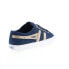 Gola Coaster CLA561 Womens Blue Canvas Lace Up Lifestyle Sneakers Shoes 10