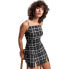 SUPERDRY Vintage Check Cami Sleeveless Short Dress