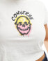 Converse Spray Paint Skull tee in white