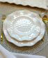 Perlette Cream Melamine 4-Pc. Salad Plate Set