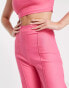 Vesper wide leg trouser co-ord in pink